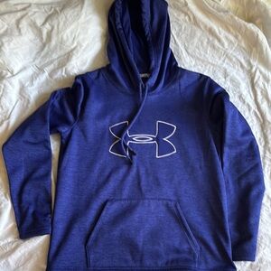 Under Armour Royal Blue Pullover Hoodie, Small